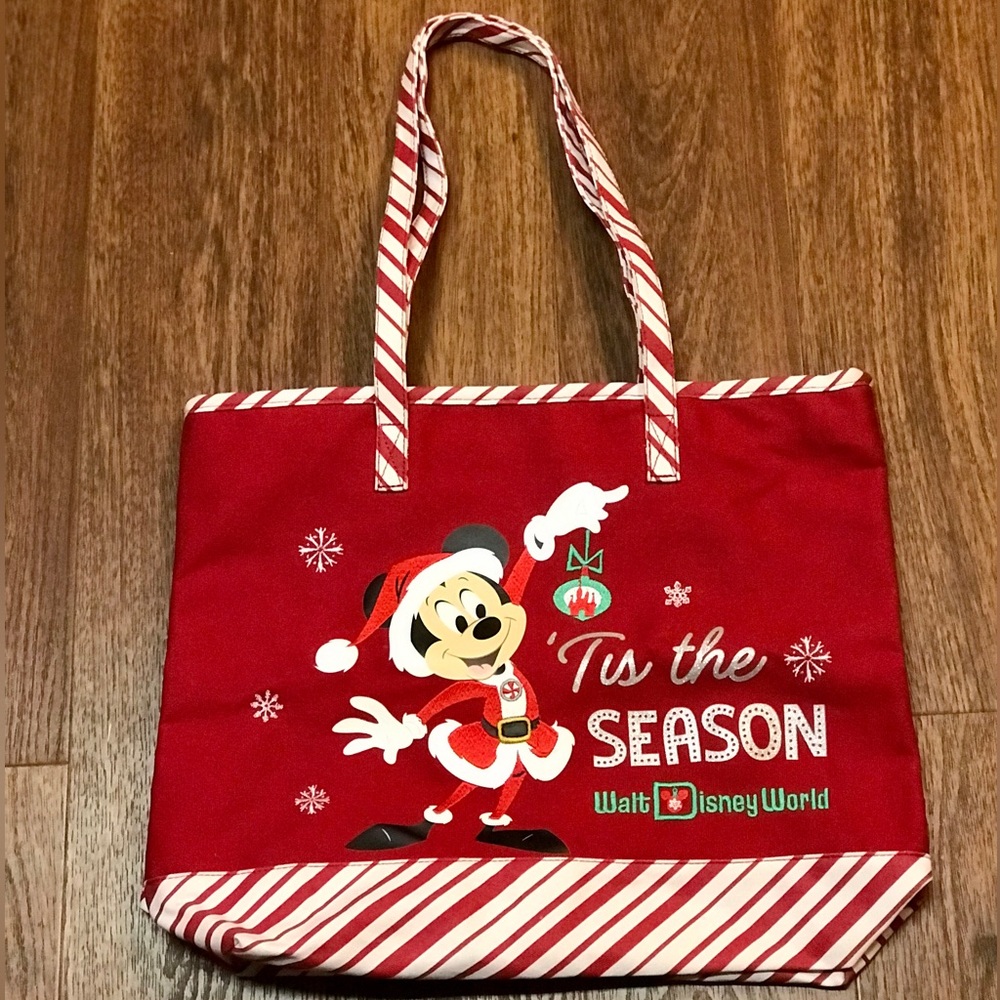 NWOT Disney Mickey Mouse Christmas Tote
